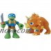 TMNT Half Shell Heroes Dino Leo and Triceratops   